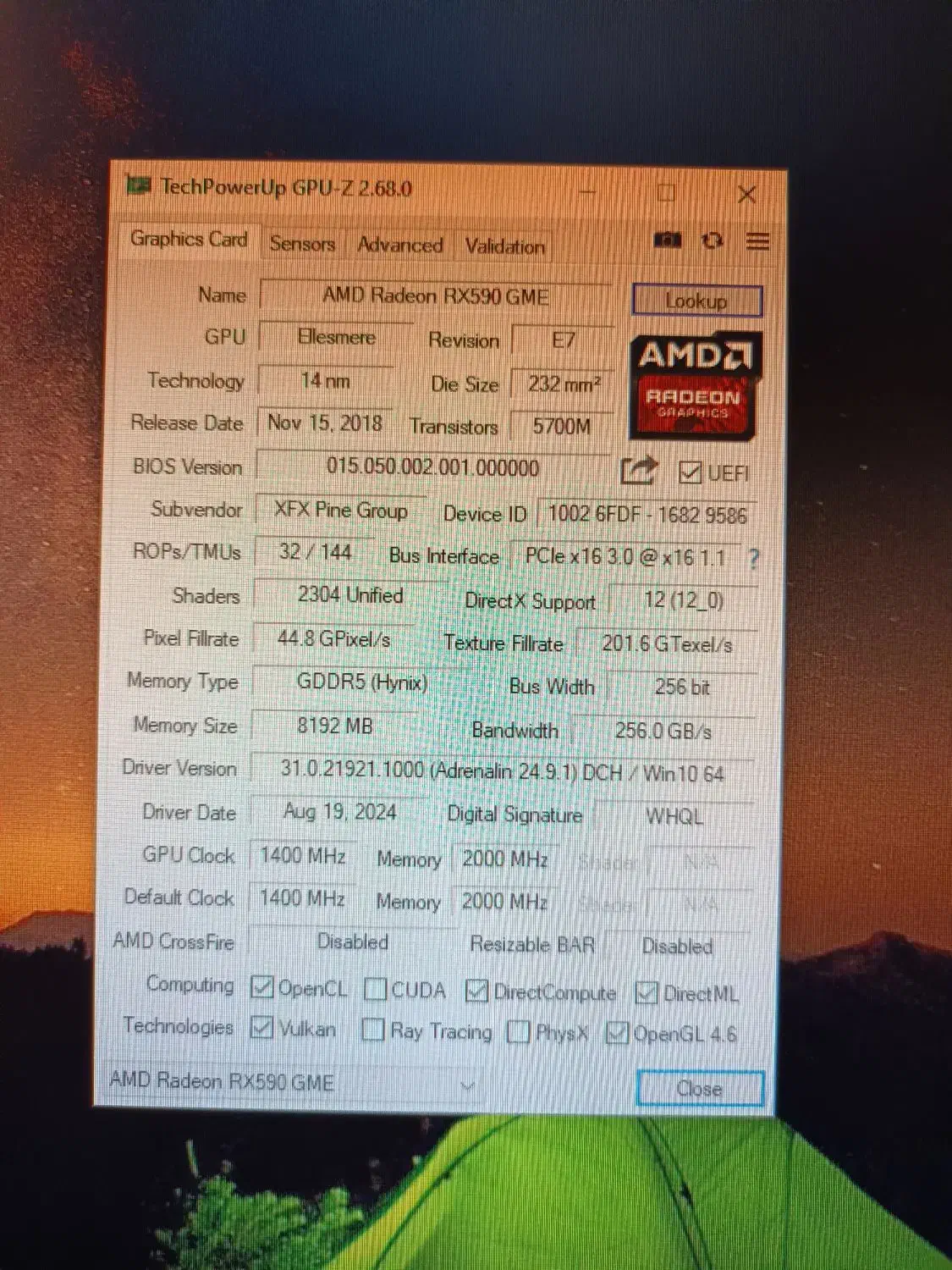 کارت گرافیک radeon rx590|قطعات و لوازم جانبی رایانه|اصفهان, بهارستان|دیوار