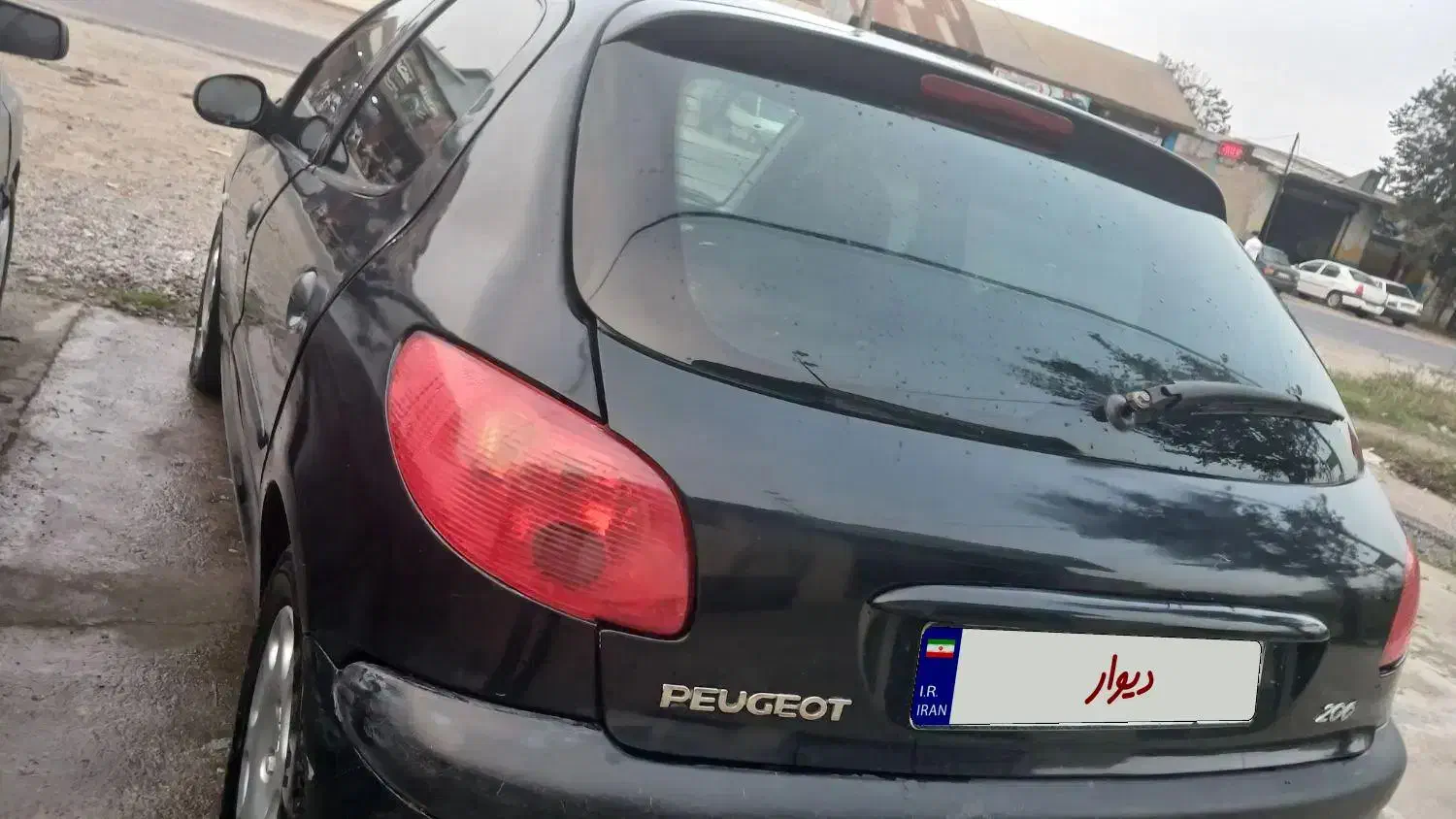 پژو ۲۰۶ تیپ ۲ مشکی|خودرو سواری و وانت|فومن, |دیوار