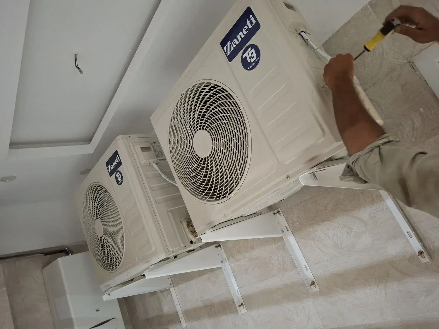 فروش کولر گازی داکت اسپیلت اقساطی بدون سود|کولر گازی و فن‌کوئل|ورامین, ریحان آباد|دیوار