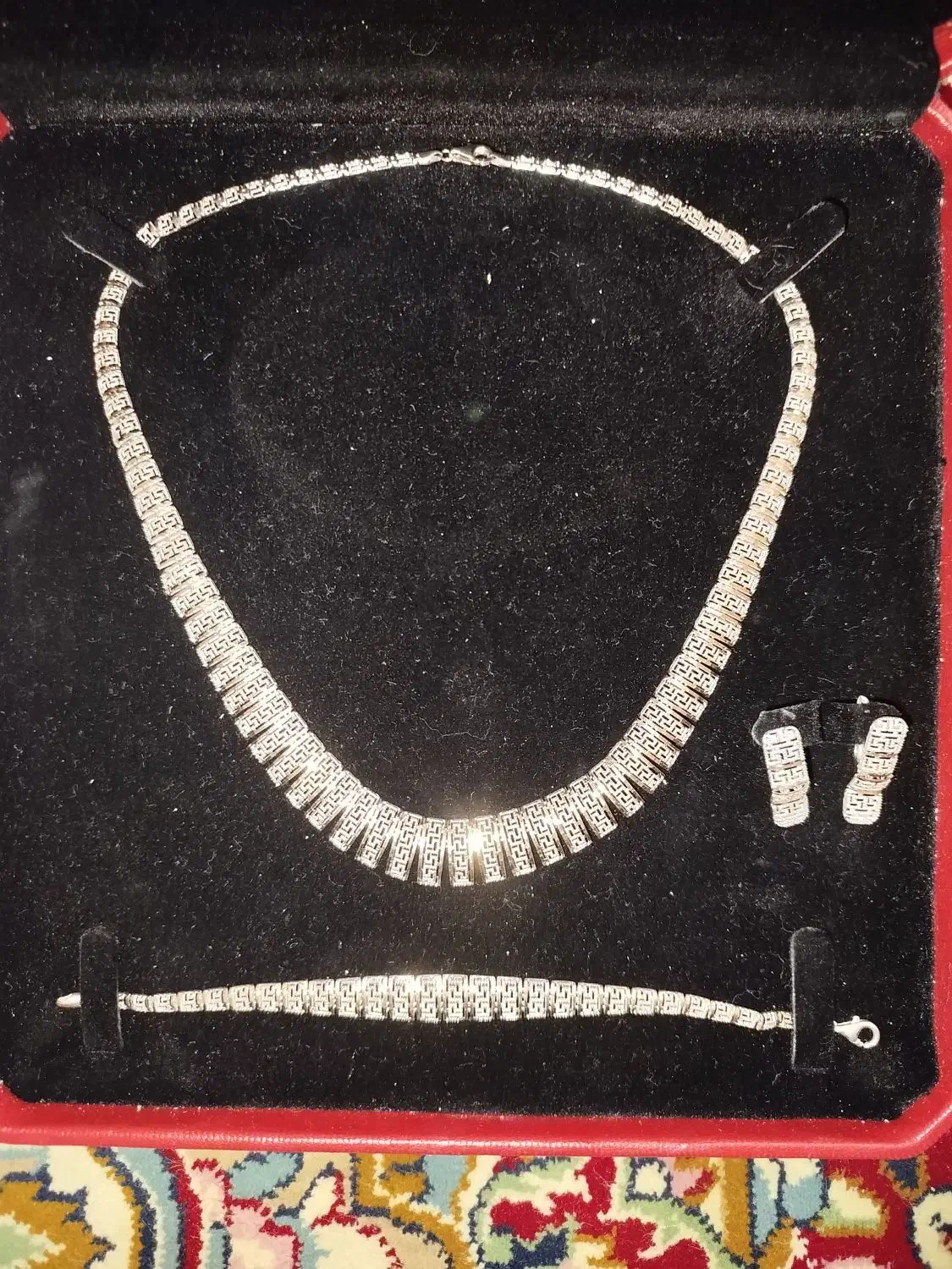 سرویس طلا گردنبند دستبند گوشواره|جواهرات|کرمان, |دیوار