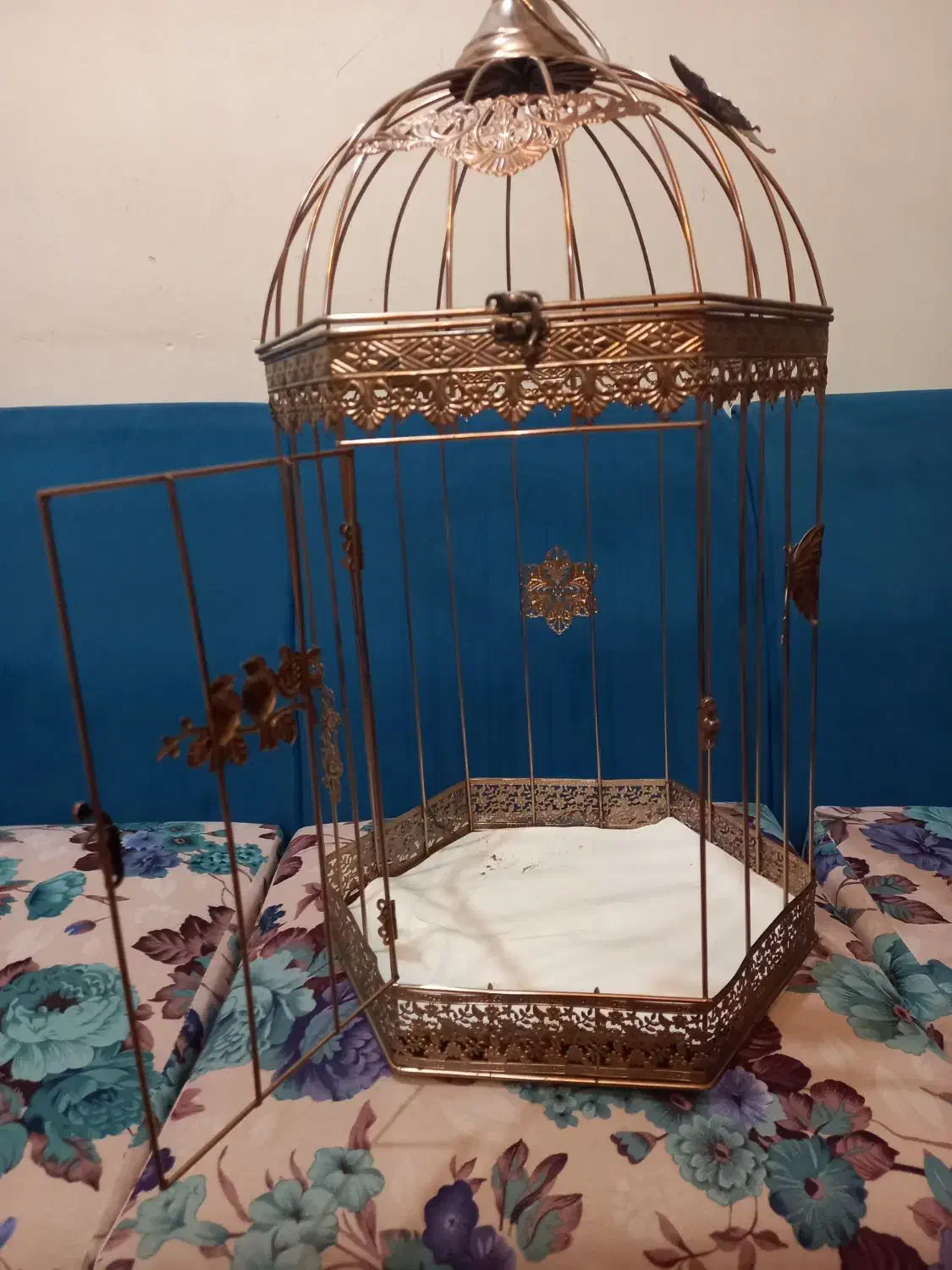 قفس تزئینی  گوی حصیری تزئینی سفره عقد باکس آینه ای|لوازم جانبی حیوانات|شهرکرد, |دیوار