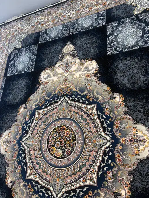 یک جفت فرش ۹ متری ۷۰۰ شانه درجه ۱ نو اکبند قسطی|فرش|قزوین, |دیوار