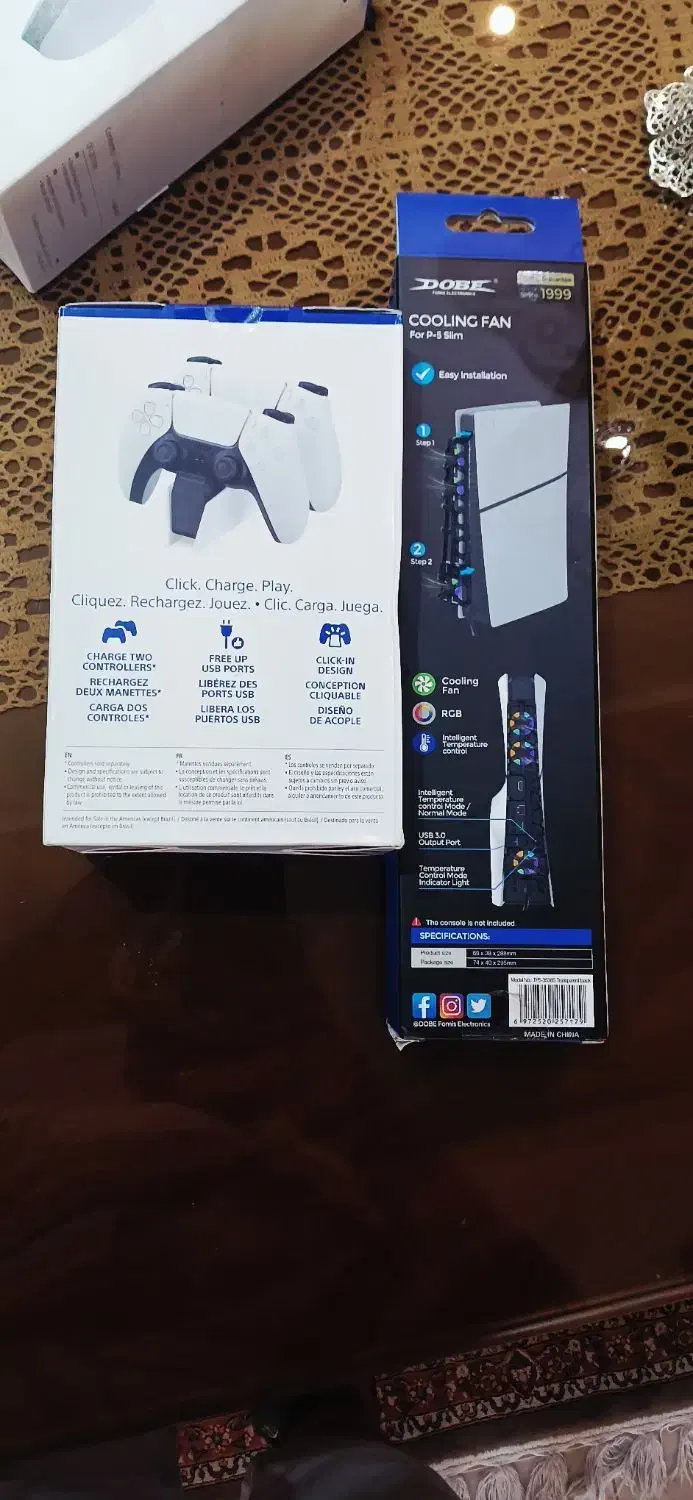 پایه شارژ اصلی + فن خنک کننده مخصوص اسلیم|کنسول، بازی ویدئویی و آنلاین|کرج, کوی مدرس|دیوار