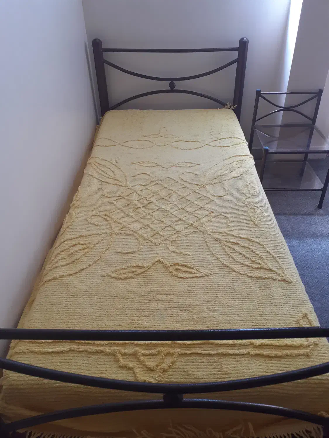 تخت خواب یک نفره فر فرژه|تخت و سرویس خواب|کرمان, |دیوار