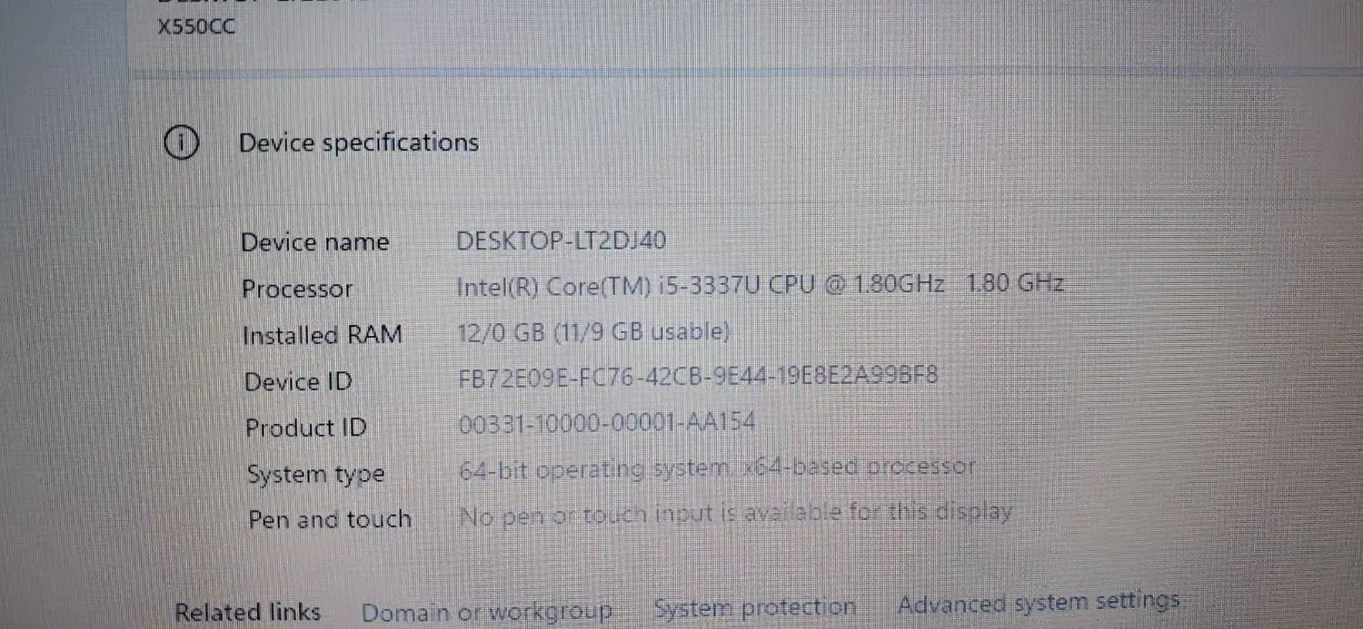 لپ تاپ asus x550c|رایانه همراه|محمدشهر, محمدشهر|دیوار