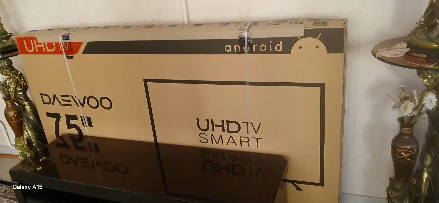 تلوزبون ۷۵ اینچ دوو ف ر کی|تلویزیون و پروژکتور|اراک, |دیوار