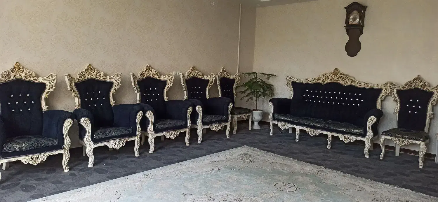 مبلمان ۹نفره|مبلمان خانگی و میز عسلی|نجف‌آباد, فاز ۴ شهرک آزادگان|دیوار