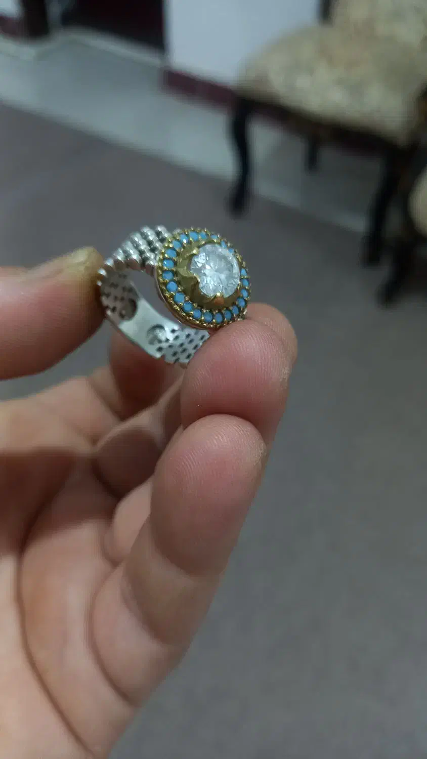 انگشتر نقره خیلی شیک لاکچری|جواهرات|سرپل ذهاب, |دیوار