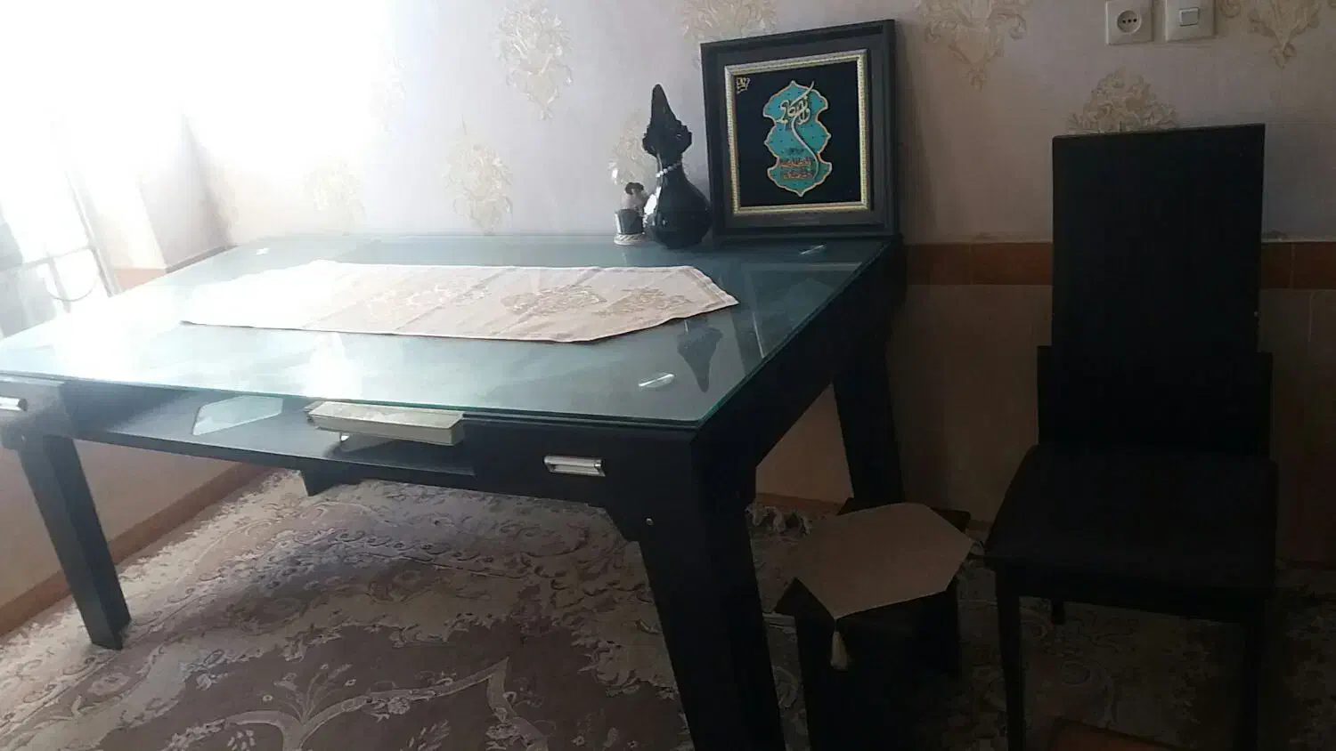 میز ناهارخوری 8 نفره با هشت تا صندلی|میز و صندلی غذاخوری|کوار, |دیوار