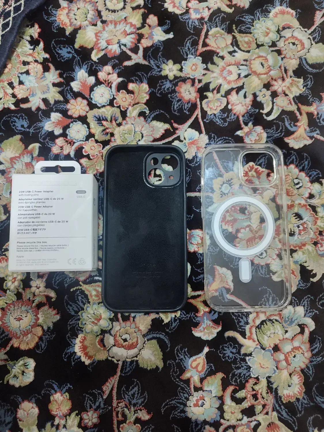 شارژر آیفون و دو عدد گارد آیفون ۱۵ نرمال|لوازم جانبی موبایل و تبلت|کرمانشاه, |دیوار