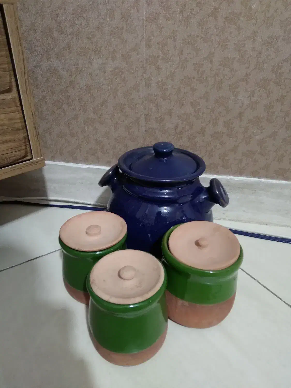 سه عدد دیزی خوری  و گمج بزرگ|ظروف پخت‌وپز|تهران, جوانمردان (اندیشه)|دیوار