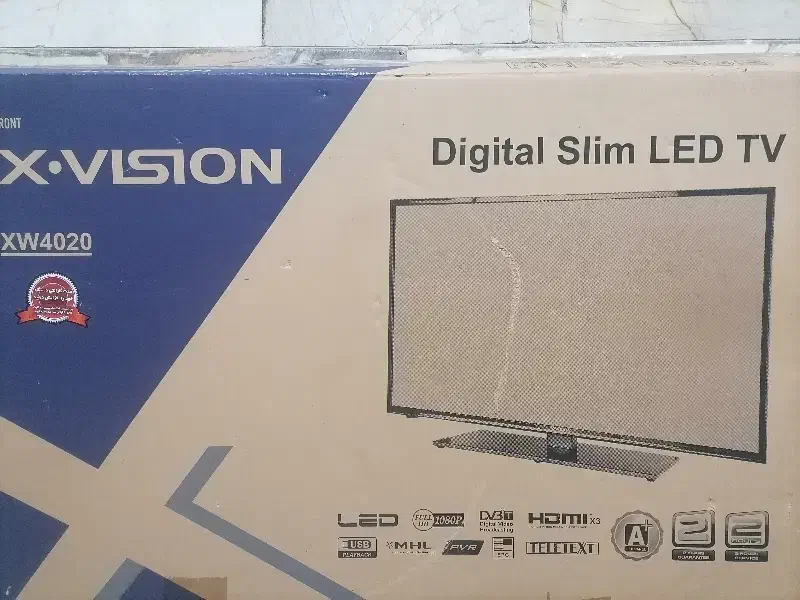 تلویزیون 40 اینچ  x. vision|تلویزیون و پروژکتور|زنجان, |دیوار