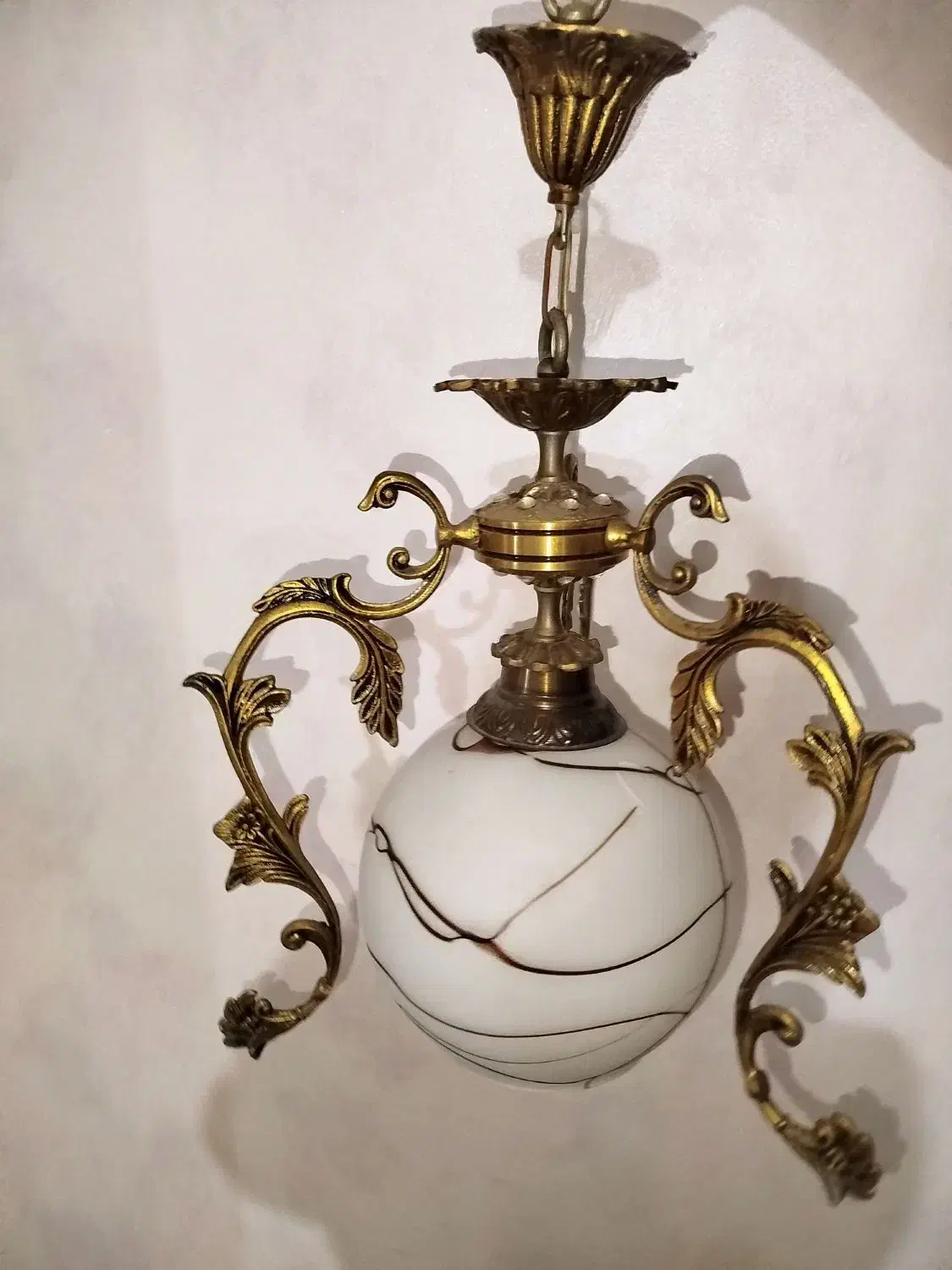 لوستر برنز|لوستر و چراغ آویز|تبریز, |دیوار