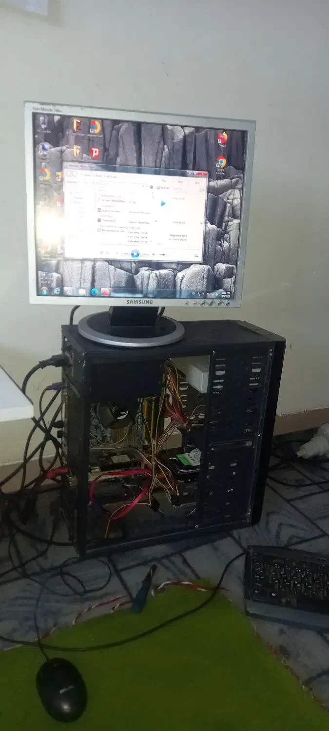 کامپیوتر کامل سامسونگ۱۷|رایانه رومیزی|سمنان, |دیوار