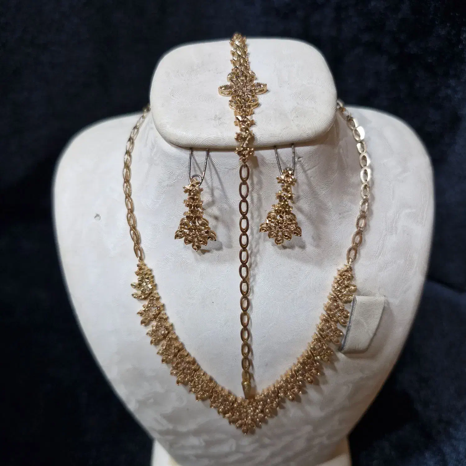 نیم ست تمام تراش طلا|جواهرات|اردبیل, |دیوار