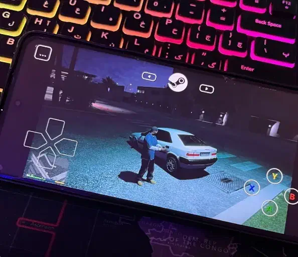 بازی جی تی ای وی موبایل کامپیوتر لپتاپ تضمینی|کنسول، بازی ویدئویی و آنلاین|تبریز, |دیوار