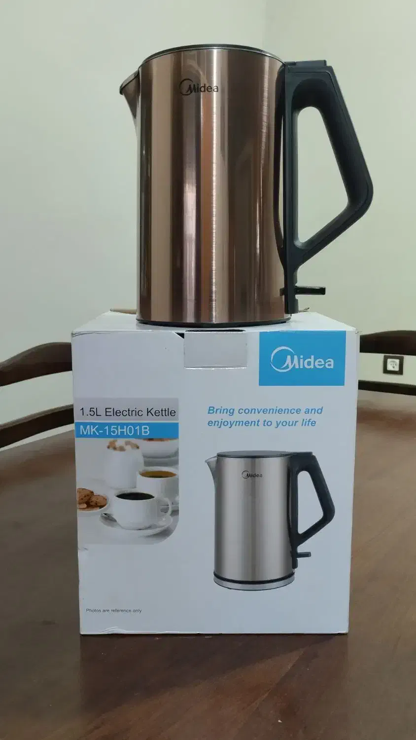 کتری برقی midea|قوری، کتری، قهوه‌ساز دستی|مسجد سلیمان, |دیوار