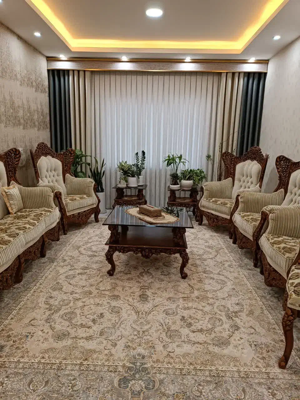 فروش پرده لوکس با شرایط اقساط|پرده، رانر، رومیزی|بهبهان, |دیوار