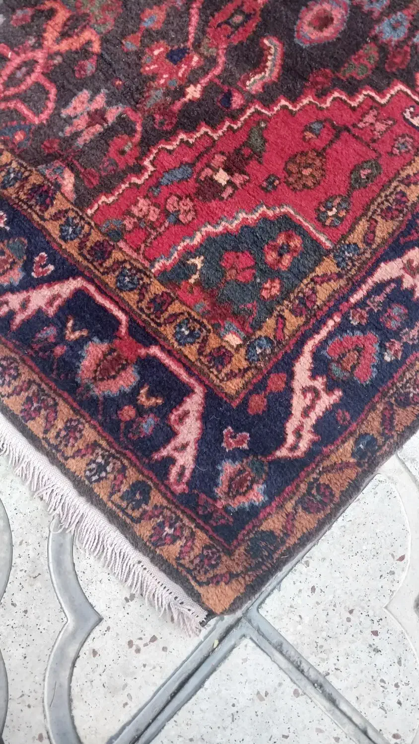 جفت ۴متری نهاوند دستباف پشم|فرش|دورود, |دیوار