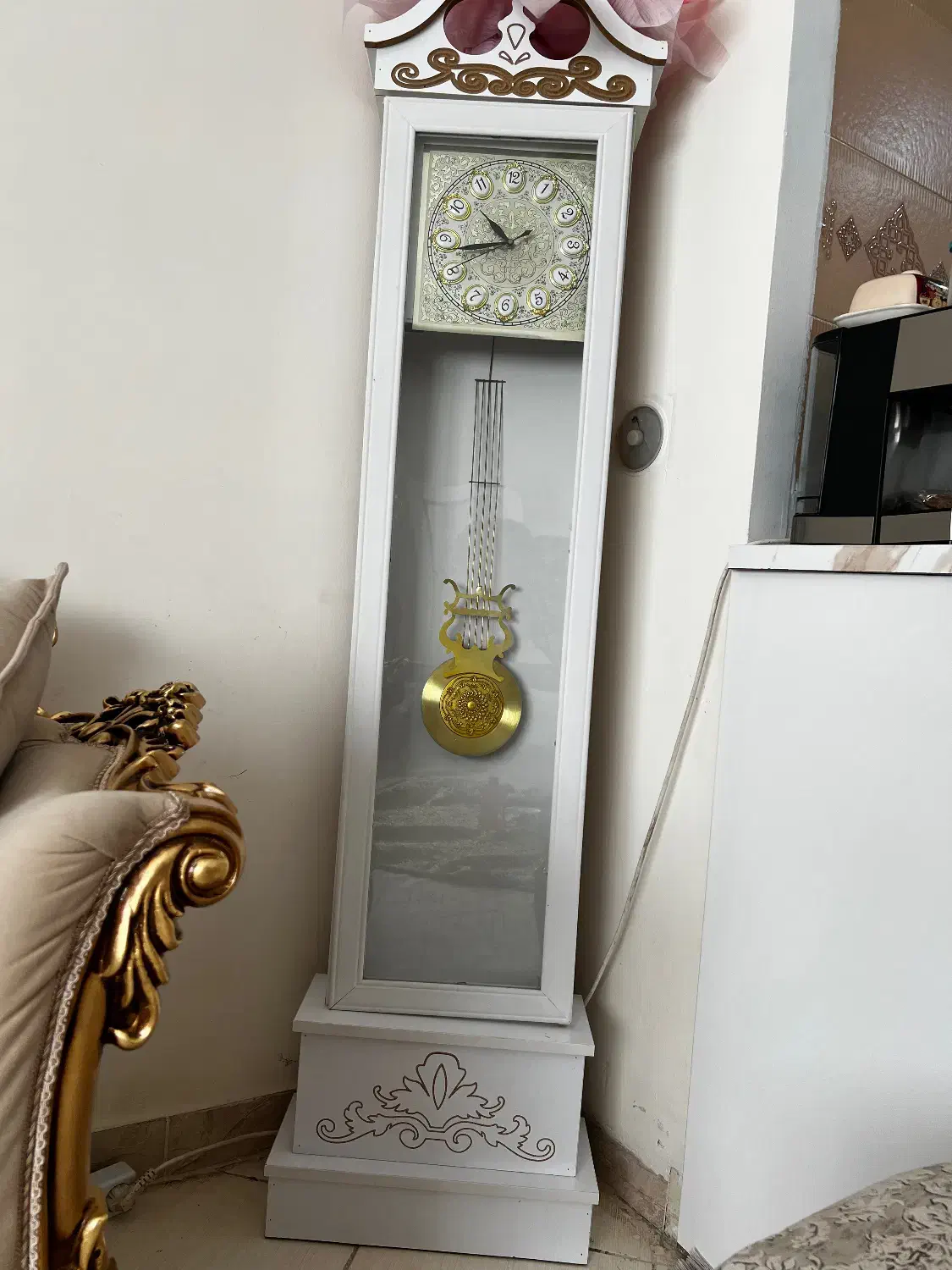 بوفه 7 /ساعت ایستاده|بوفه، ویترین، کنسول|همدان, |دیوار