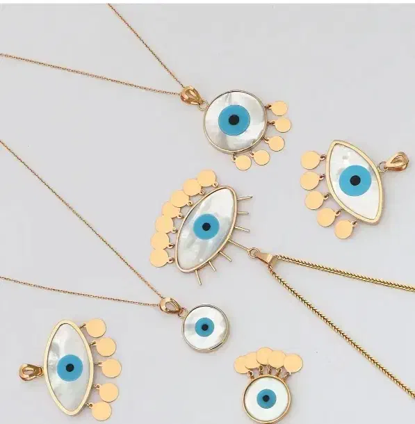 پلاک چشم نظرطلا،طلاسازی ماهسین|جواهرات|اسلام‌شهر, باغ فیض|دیوار