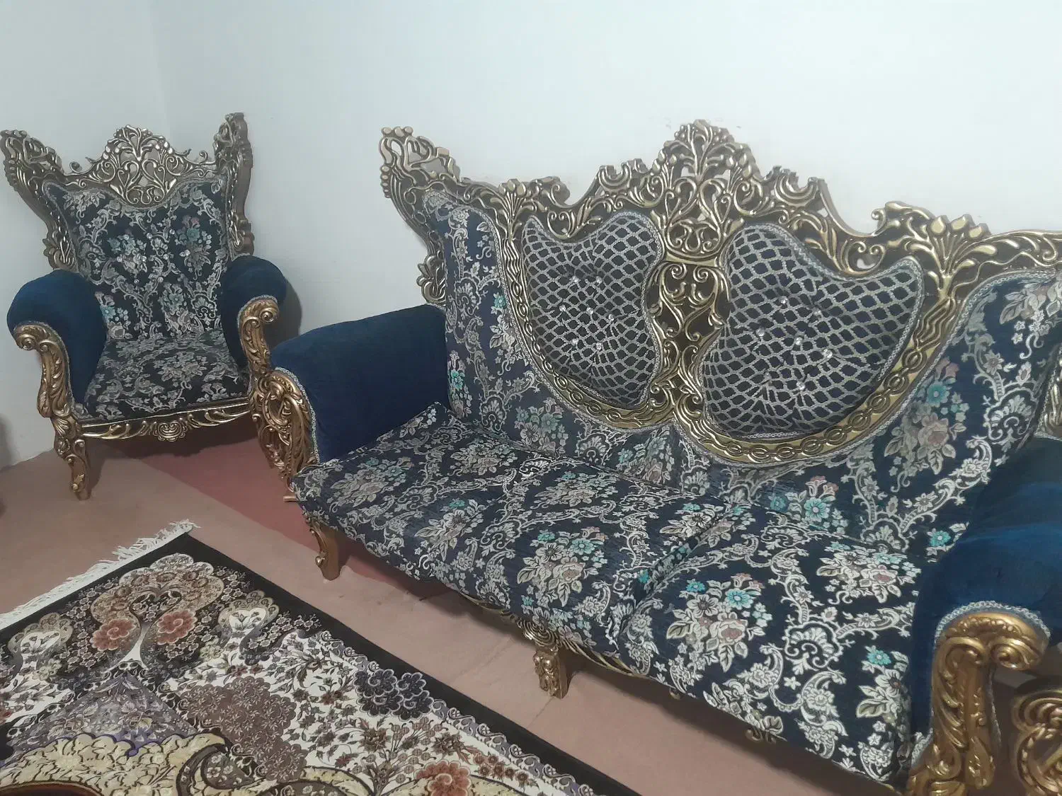 مبلمان سلطنتی|مبلمان خانگی و میز عسلی|سنندج, |دیوار