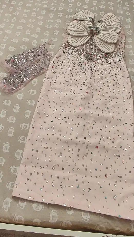 لباس مجلسی با پارچه سنگ دخترونه|لباس|پارس‌آباد, |دیوار