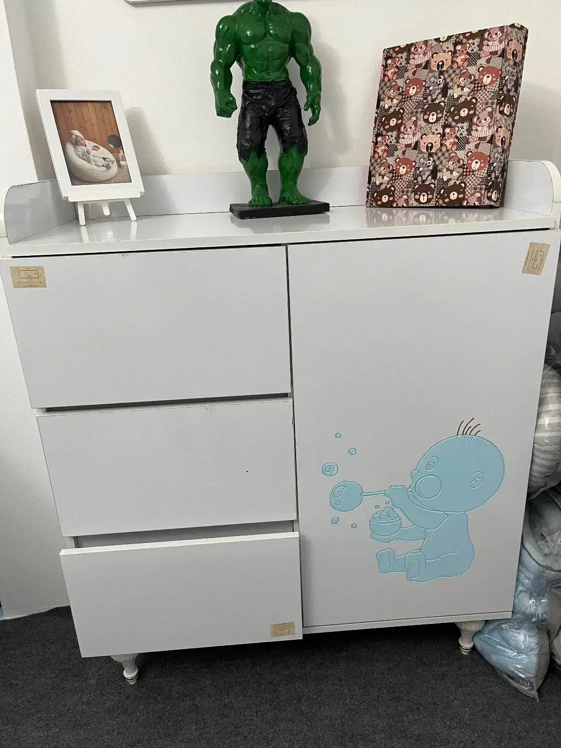 کمد بچه تازه۲ماهه خریدم|اسباب و اثاث بچه|نوشهر, |دیوار