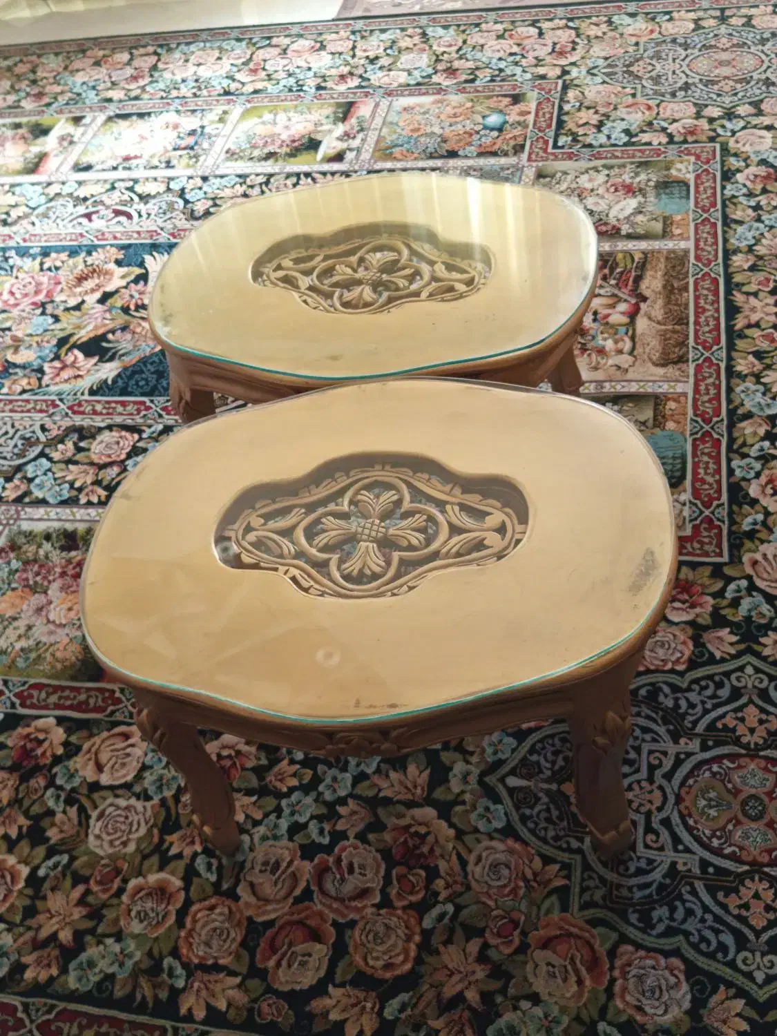 مبل سلطنتی۹نفره بسیار شیک جنس چوب گردو|مبلمان خانگی و میز عسلی|سبزوار, امیر کبیر|دیوار