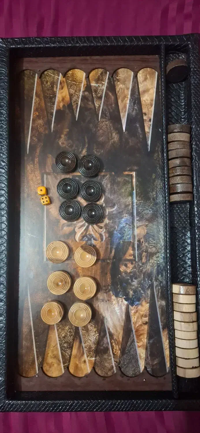 تخته نرد تمام چرم|کلکسیون و سرگرمی|بیرجند, |دیوار