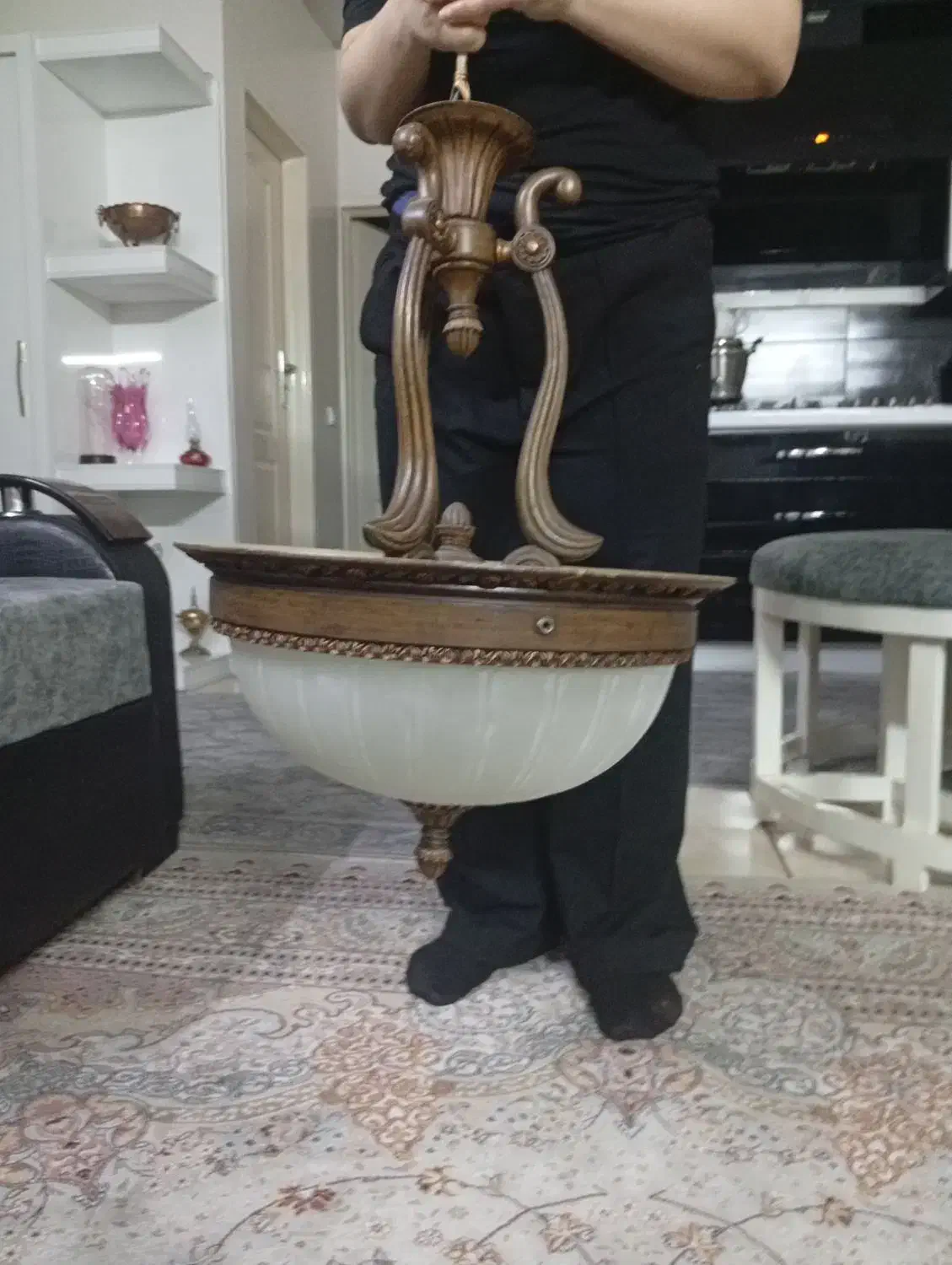 لوستر|لوستر و چراغ آویز|تهران, زهتابی|دیوار