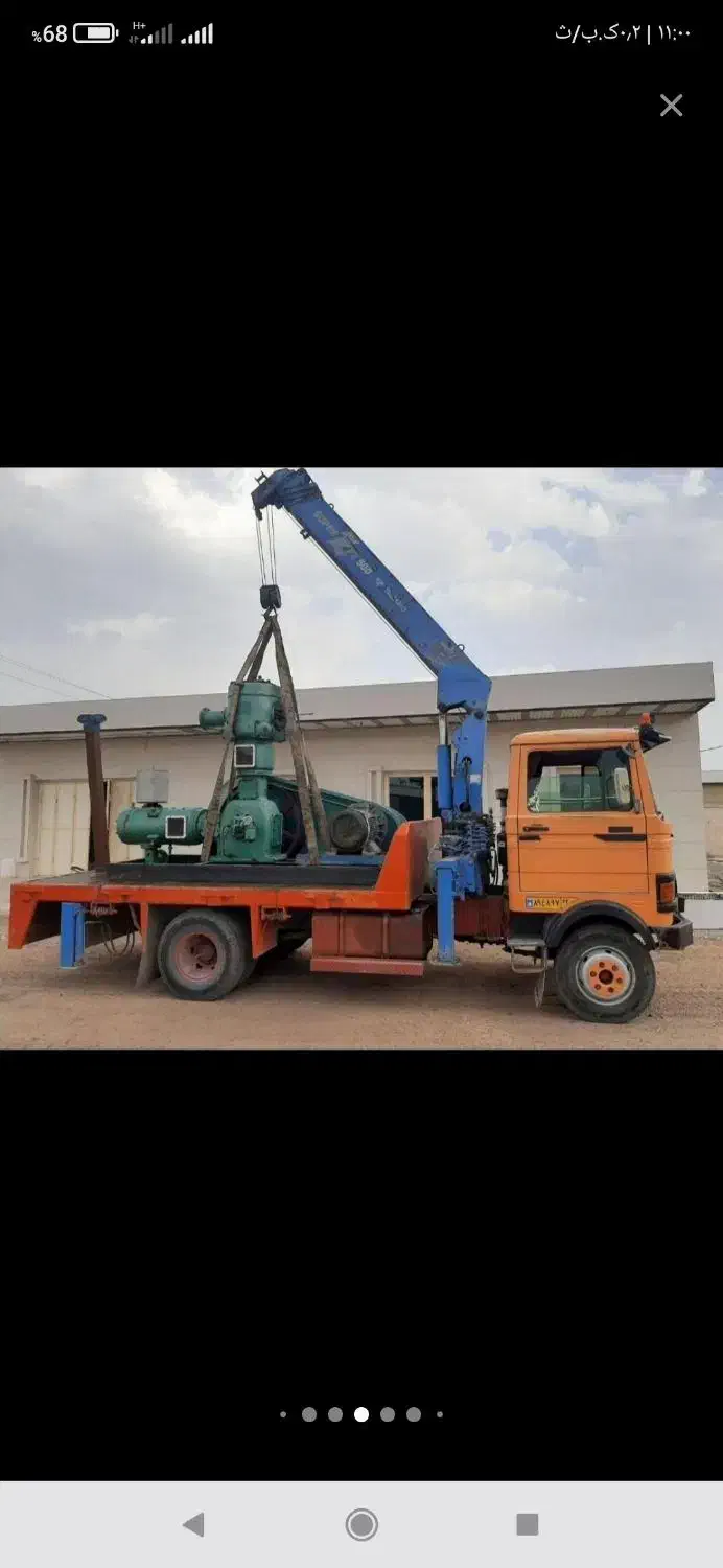 جرثقیل خاور3تن دکل بلند شبانه روزی|خدمات حمل و نقل|تبریز, |دیوار