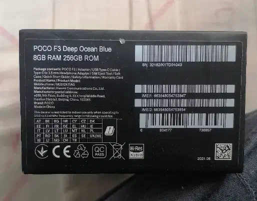 گوشی شیائومیpocof3 256 رم 8|موبایل|شیراز, پودنک|دیوار