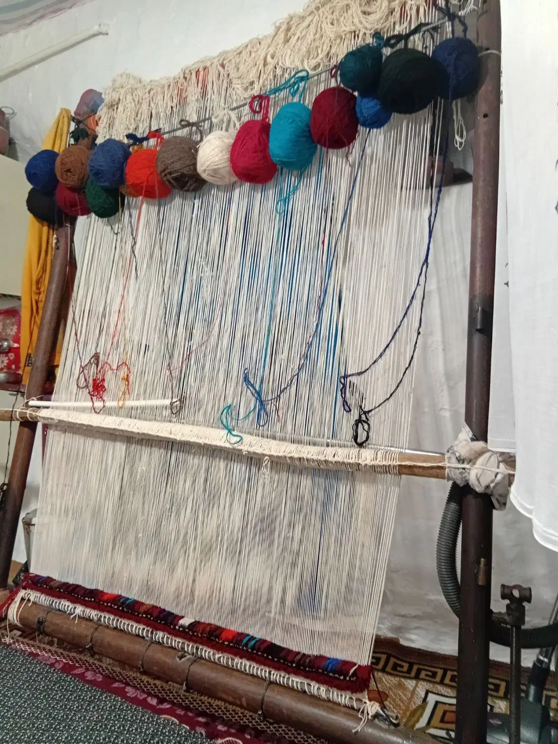 فرش روستایی خوشگل وتمیز|فرش|سجاس رود, |دیوار