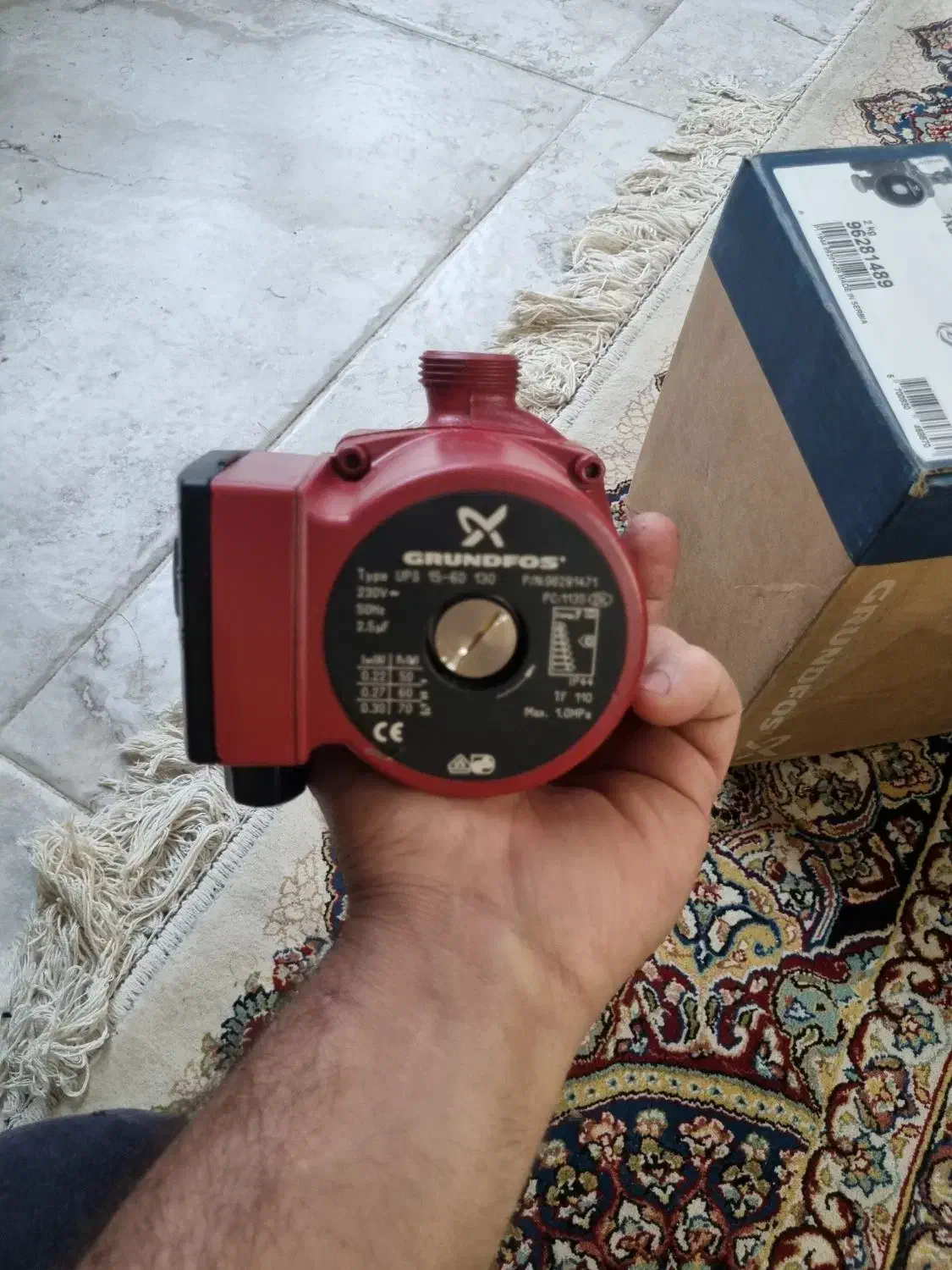 پمپ سیرکولاتور خطی گراندفوس صفر|آبگرمکن، پکیج، شوفاژ|کوچصفهان, |دیوار