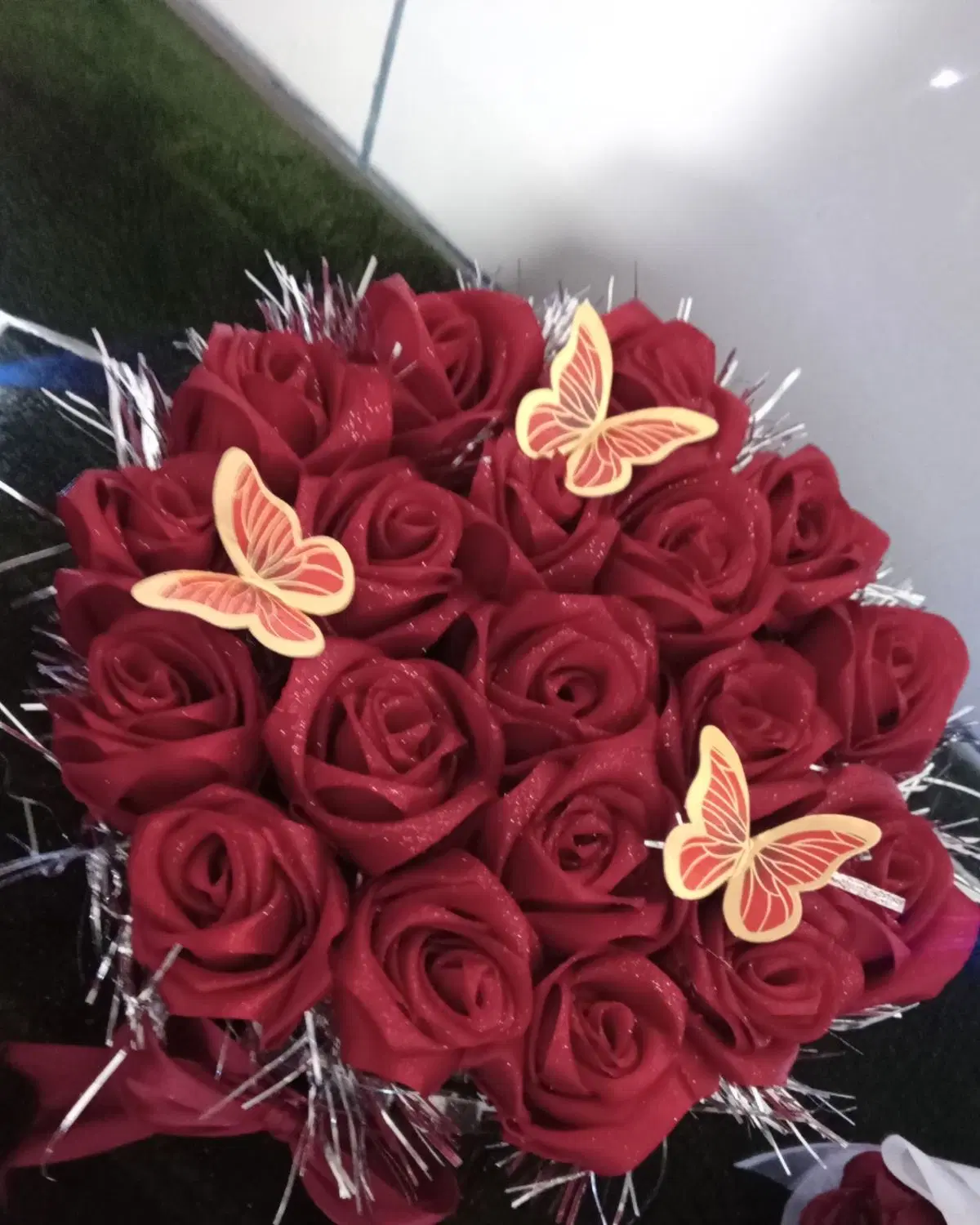 گل خاص|گل مصنوعی|کرمان, |دیوار