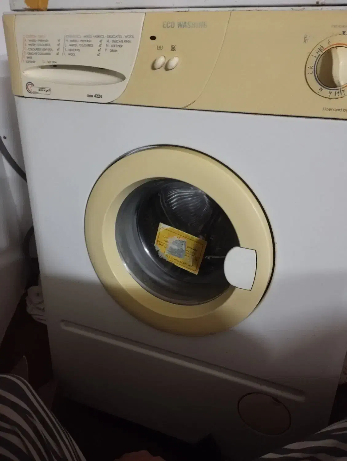 یک عدد لباسشویی با مارک eco washing ایتالیایی|ماشین لباسشویی و خشک‌کن لباس|اسلام‌شهر, شهرک قائمیه|دیوار