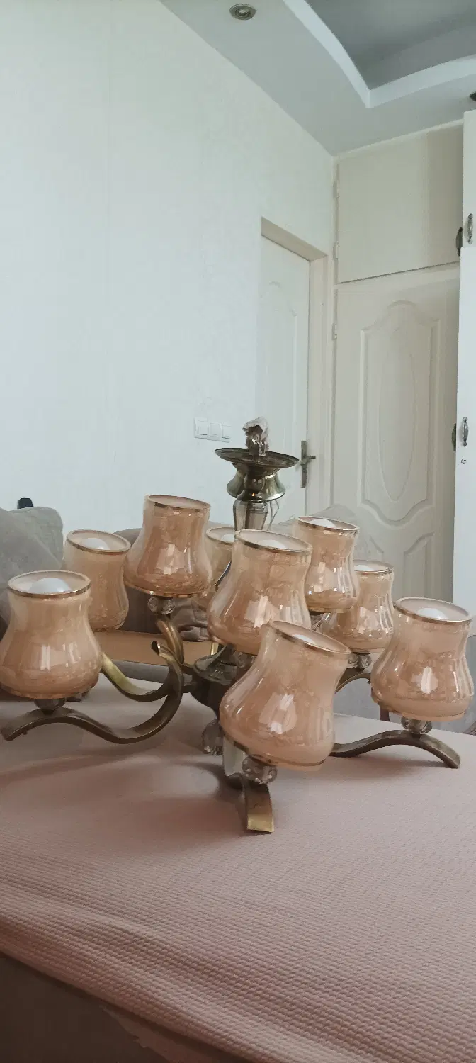 یه جفت لوستر9شعله|لوستر و چراغ آویز|تهران, سنگلج (شاپور)|دیوار