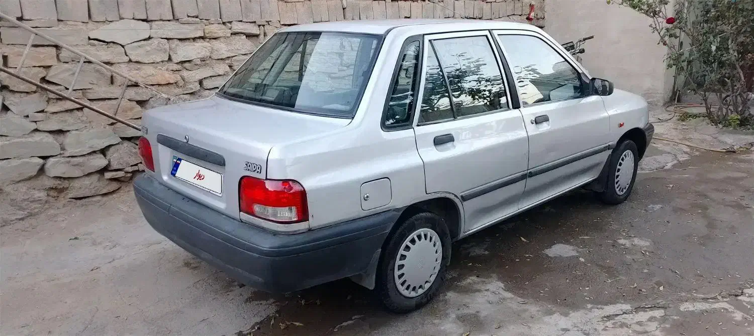 پراید نقره‌ای ۸۷ دوگانه کارخانه|خودرو سواری و وانت|تهران, شهرک فردوس (حسینی)|دیوار