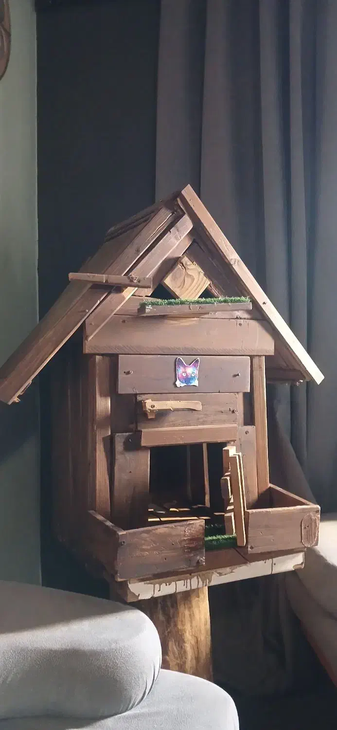 خونه سگ و گربه چوبی|لوازم جانبی حیوانات|قم, دورشهر|دیوار