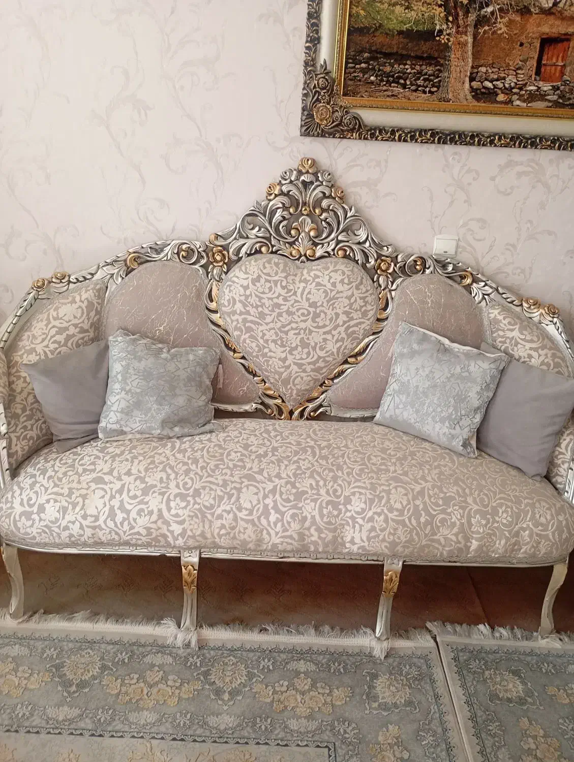 مبل سلطنتی|مبلمان خانگی و میز عسلی|فولادشهر, B6|دیوار