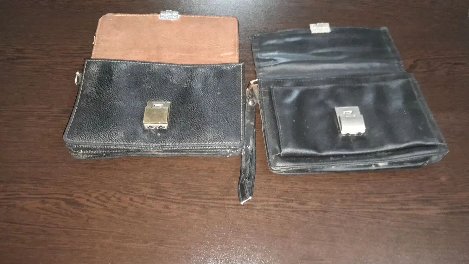 دوعدد کیف چرمی|کیف، کفش، کمربند|بندر انزلی, سامانسر|دیوار