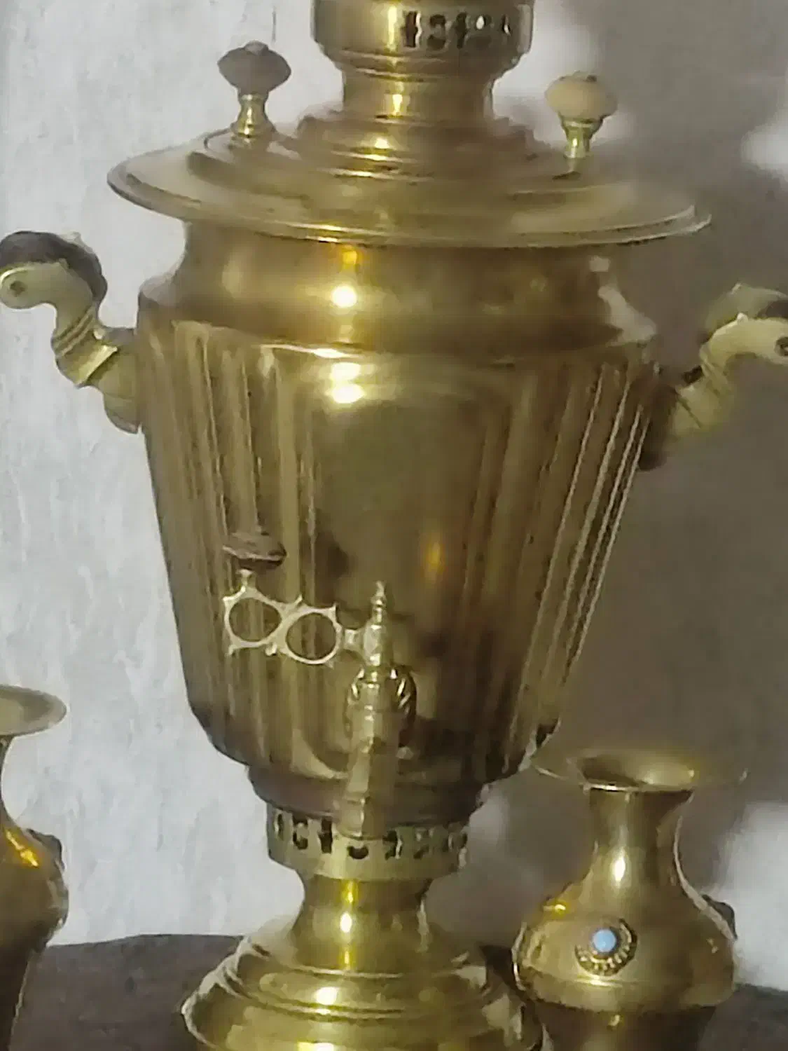 سماور زغالی روسی اصل|کلکسیون اشیاء عتیقه|ورامین, ورامین|دیوار