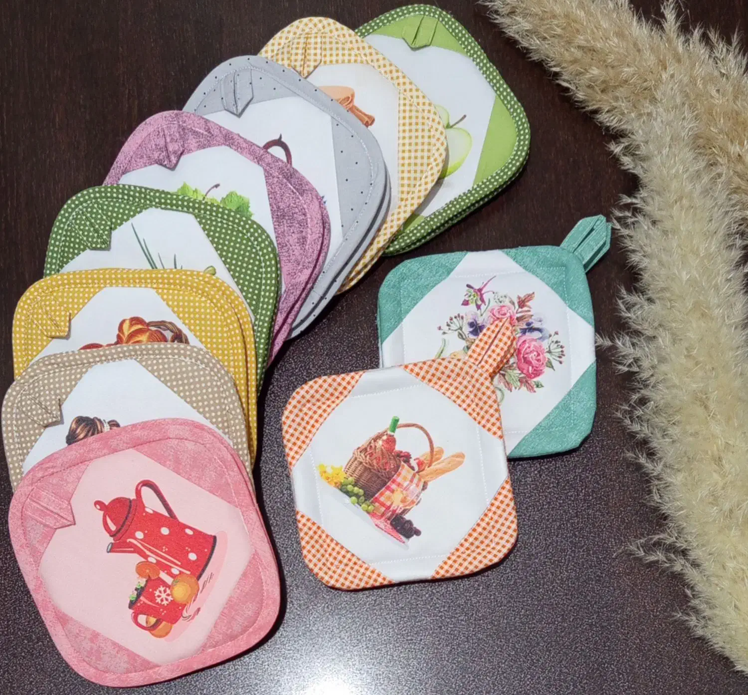 دستگیره نسوز کتان نخ|سفره، حوله، دستمال آشپزخانه|تهران, ارجمندی راد|دیوار