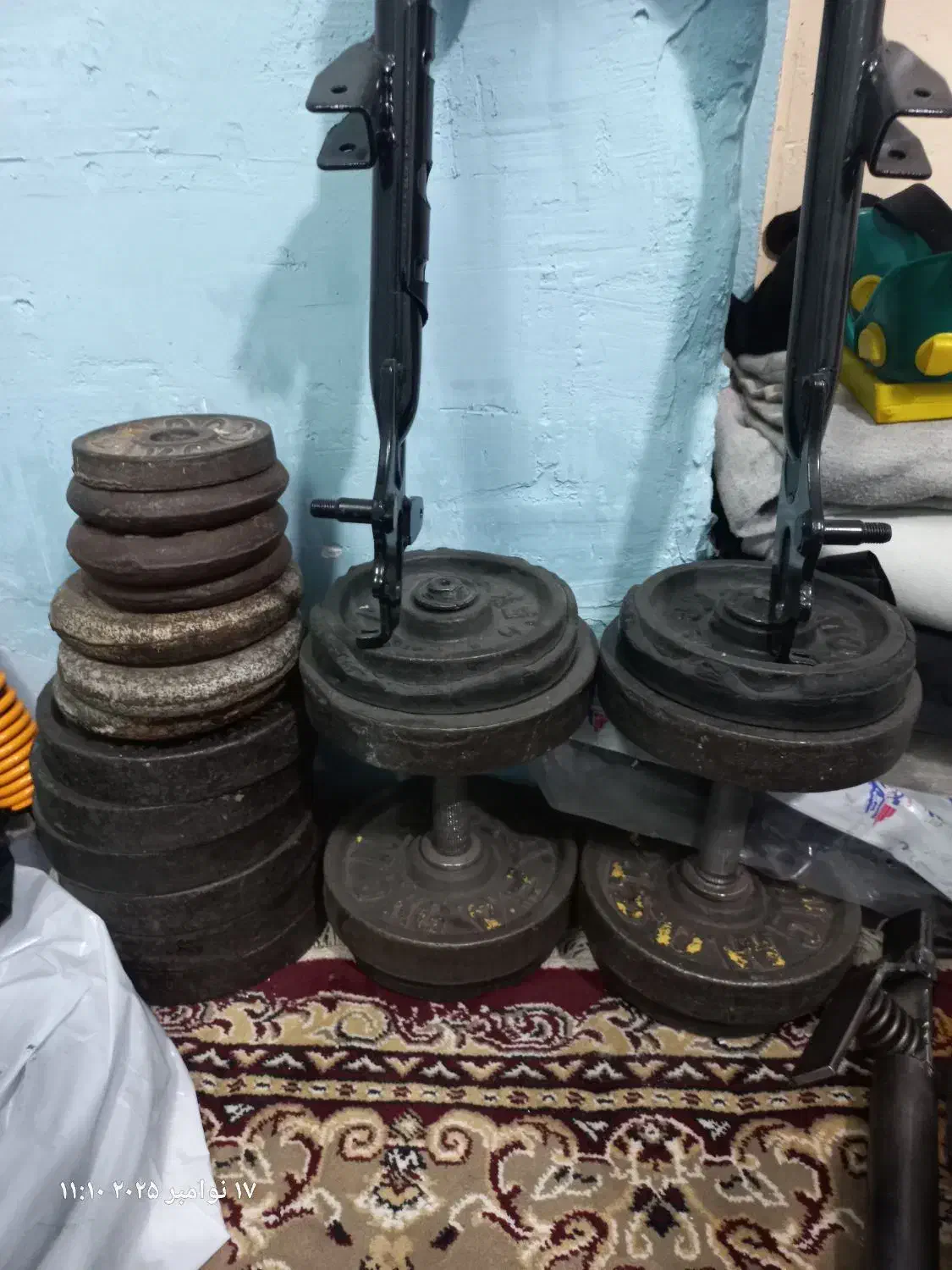 دمبل ۱۵ کیلویی|تجهیزات ورزشی|تهران, خزانه|دیوار