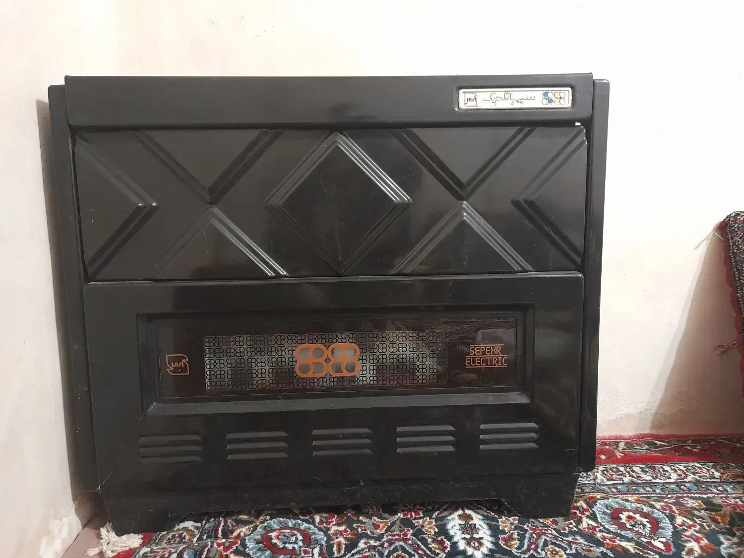 بخاری ۱۲۰۰۰ سپهر الکتریک|بخاری، هیتر، شومینه|رشت, باهنر|دیوار