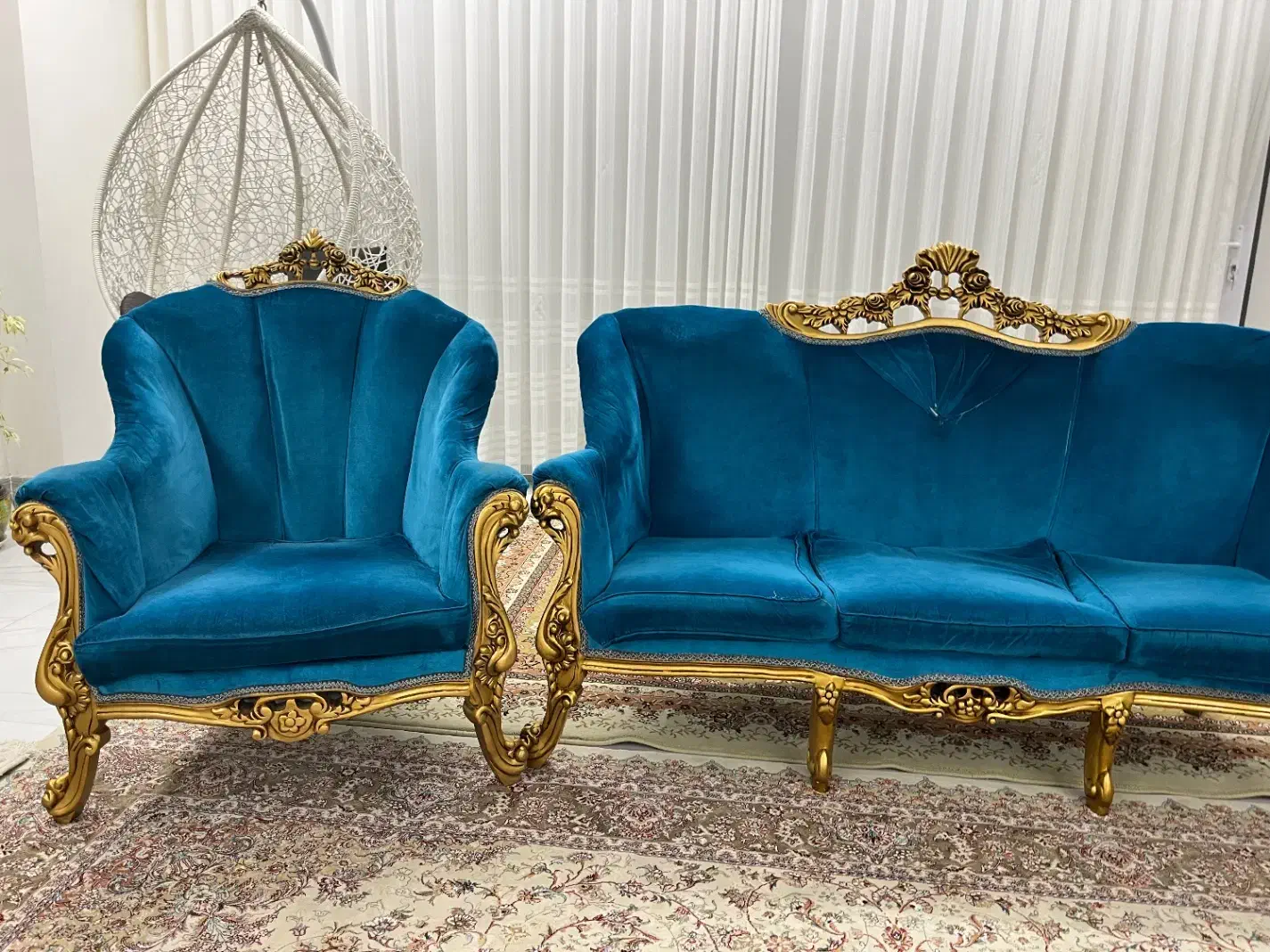 مبل سلطنتی|مبلمان خانگی و میز عسلی|جوانرود, |دیوار