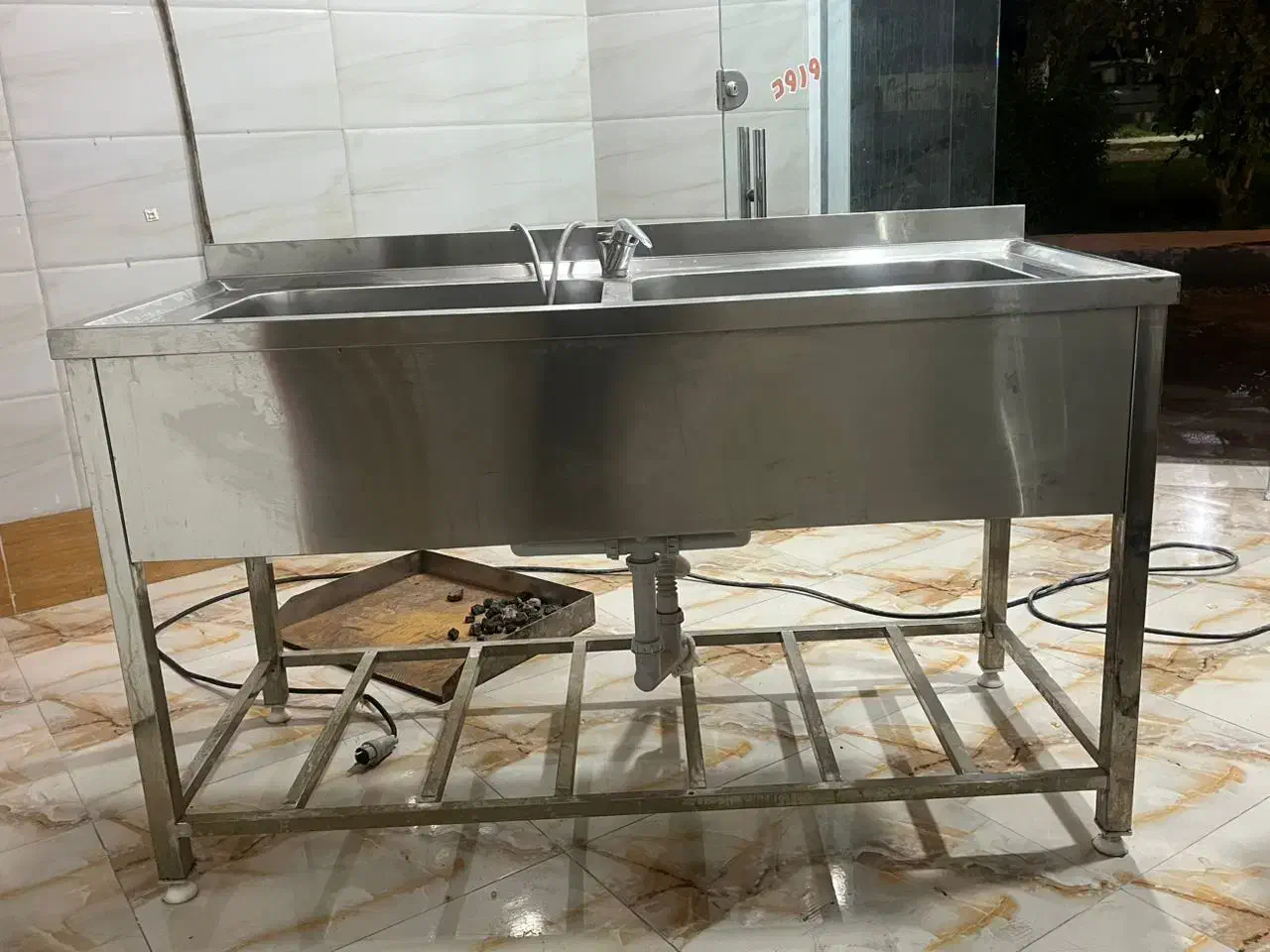 سینک دو لگنه صنعتی|کافی‌شاپ و رستوران|رامهرمز, |دیوار