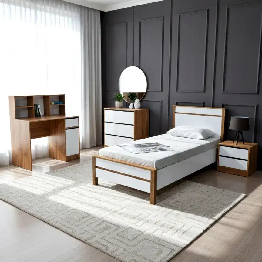 تخت و سرویس خواب مدل بلک وود|تخت و سرویس خواب|گرگان, |دیوار