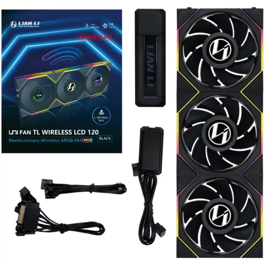 فن(lian li uni fan  tl wireless 120 3x1 (reverse|قطعات و لوازم جانبی رایانه|مشهد, صیاد شیرازی|دیوار